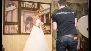 Elegant Wedding Magazine style shoot behind the scene at Elite Grande Toronto