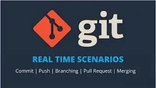 Git real time scenarios | Commit | Push | Branching | Pull Request | Merging | Git Use Cases