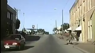 Route 66 through downtown Sapulpa, OK, 1991