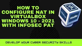How to change NAT settings in VirtualBox - Video 2021