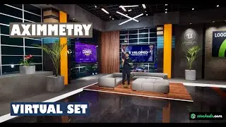 Virtual Production Unreal Engine Virtual Set | Aximmetry Project File Download