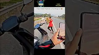 Chapri School kid's Golden Playbutton Le Kar Bhaag Gya 🤬 #goldenplaybutton #shorts #bike #rider #yt