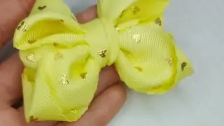 Придумала крутые бантики💗🤗. Бантики из репсовой ленты. МК Бантики