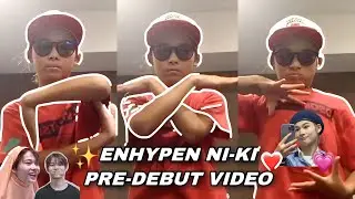 ENHYPEN NI-KI PRE-DEBUT VIDEO (Tiktok ?)
