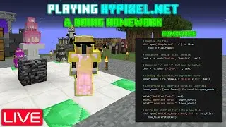 Playing on Hypixel while doing homework | !discord
