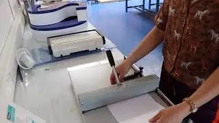 Instructie - Rillen van een papier