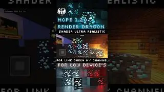 Minecraft PE 1.20+ Ultra Realistic RENDER DRAGON Shader for mcpe 1.20 [No Lag Mcpe] 2GB 3GB 