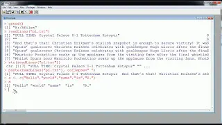 Text Mining (part 1)  -  Import Text into R (single document)