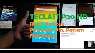 Teclast P20 HD│Screen Lock Removal Via Samfirm Tool