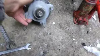 Ремонт квадроцикла, передняя подвеска. Разобрал ..