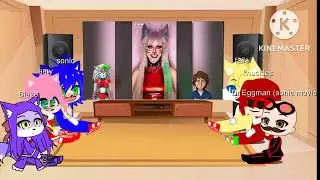 Sonic Characters React to roxanne wolf and gregory react to Fnaf tiktoks