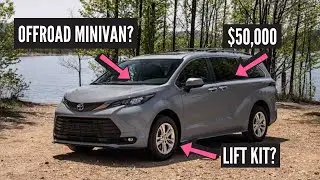Off-Road Minivan with a Lift Kit? New 2022 Toyota Sienna Woodland Edition - Car News #1