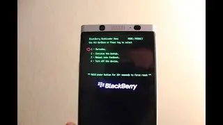 Blackberry keyone Bootloader Mode