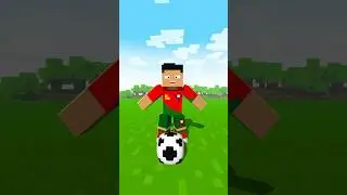 ¿A quién salvará Cristiano Ronaldo? ⚽️ Minecraft CR7