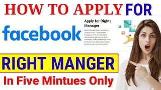 how to apply for facebook rights manager 2023 |