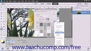 Photoshop Elements 13 Tutorial Using Patterns Adobe Training