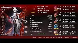 Spiral Abyss 4.6 - C1R1 Arlecchino Double Hydro 1st Half | Genshin Impact