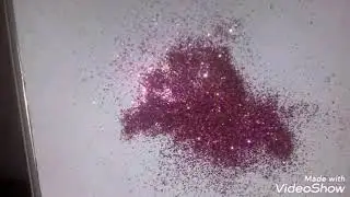Буквы И и Т с блестками