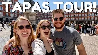 TAPAS TOUR THROUGH MADRID, SPAIN | Experiencing Tapas With a Local | Madrid Travel Vlog 2022