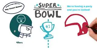 Super Bowl Invitation 2024