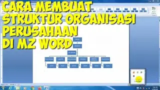 Cara membuat struktur organisasi di microsoft word