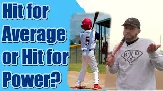 Hitting for Average vs. Hitting for Power // Which is better in Youth baseball?
