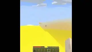 AI minecraft entering yellow world and touching the portal cloud
