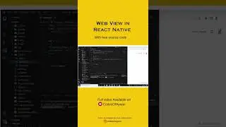 Webview in React Native within 2 minutes || Free source code