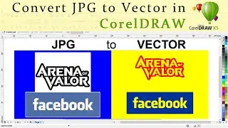 Tutorial CorelDRAW PEMULA - How to Convert JPG to Vector in CorelDRAW