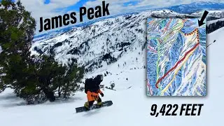 Powder Mountain's TALLEST, STEEPEST Peak TOP TO BOTTOM - RAW