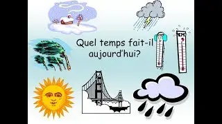 Quel temps fait-il aujourd'hui ? | FLE Kids | Francês com Marianá