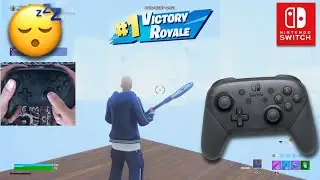 Nintendo Switch Pro Controller Handcam ASMR 😴 Fortnite Box Fights Gameplay 📦