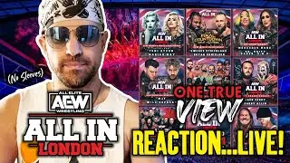 LIVE REACTION Of AEW ALL IN 2024 With Dominic DeAngelo! (9 PM ET!)