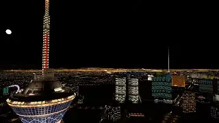 X-PLANE 12 UPDATE LAS VEGAS LANDMARKS | ALL DEFAULT SCENERY NO ADDONS