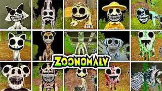 ZOONOMALY - All JUMPSCARES Full Bright Mode + All Bosses Jumpscare ZOONOMALY (Showcase)