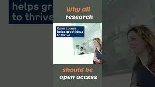 Why Research be Open Accessed