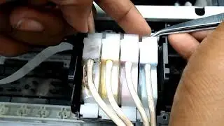 HOW TO OPEN EPSON L360 HEAD AND REPLACE FULL  PROCESS (HINDI) 2018