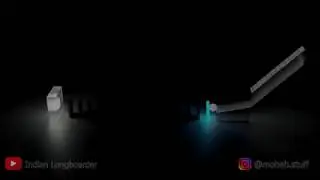 Emission On Collision Blender 2.8 Dominoes.