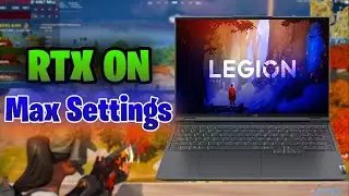 Fortnite Chapter 4 on the Legion 5 Pro (6800H + 3070Ti) with RTX ON