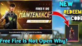 Free Fire Maintenance Problem OB26 Update || Why Game Is Not Open Today | New Redeem Code Today 2021