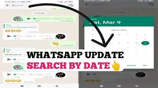 whatsapp search 🔍  by date 📅 | how to sort messages in whatsapp