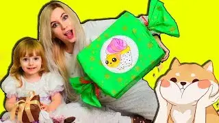 Раскаповка новогоднего подарка с гигантскими щенками-перевёртышами SWEET PUPS