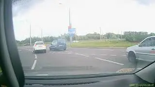 чудом избежал ДТП на кольце Тавлая