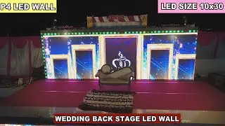 WEDDING BACK STAGE LED WALL, WARORA