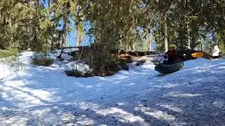 Надувной каяк Волхов-360 от компании Планета Вода 