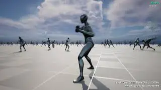 VAMP - UE5.2, 10000 Quinn Actors, Nanite enabled, ISMs, Root Motion Movement, TAA, Motion Blur, VSM