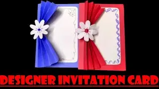 Designer invitation card|Hand made Birthday designer card|invitation card|birthday invitation card