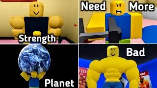 How To Get All 2 Endings In 💪 NEED MORE STRENGTH 💪 Full Walkthrough | Roblox