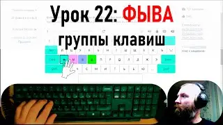 №22 Упражнение для группы букв: ФЫВА. Клавиатурный нейротренажёр Андреева