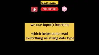 Read dynamic input from Keyboard in Python |character| text| number| integer #python #pythonvibes